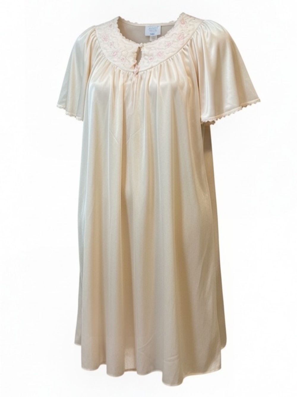 ASHLEY TAYLOR Plus Vintage pale pink night gown size 1X